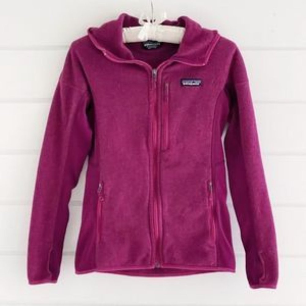 Patagonia Performance Better Sweater Heathered Pink / Magenta Size Medium